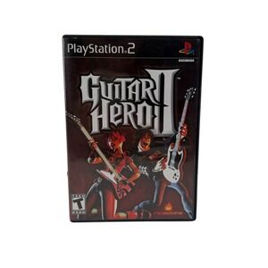 Guitar Hero II 2 PlayStation 2 PS2 Game with‎ Manual RedOctane Activision Tested
